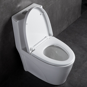 Inodoro de una pieza Aivijia 8214, de cerámica, con descarga directa y ahorro de agua. - Product Image 4