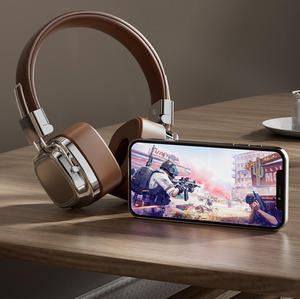 Chất lượng cao cổ điển Retro V 5.3 không dây Over-ear DJ Stereo Tai nghe kim loại thể thao/Du lịch RoHs FCC EC chứng nhận - Product Image 2