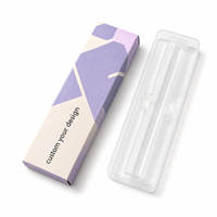 Boîte d'emballage personnalisée pour kit de stylo injecteur, en carton pliable avec plateau en plastique transparent, emballage pour dispositifs médicaux