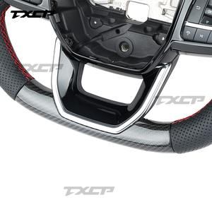 Volant en fibre de carbone personnalisé adapté à <span class=keywords><strong>Ford</strong></span> Transit Kuga St C-MAX V348 Tourneo Mk8 2018 2019 2023 <span class=keywords><strong>2021</strong></span> 2022 - Product Image 4