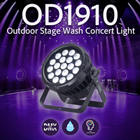 LQE Party DMX512 IP65 RGBW PAR LED Matrix Light 2000Lm 24 Angle de faisceau 2800K-6400K Ra80 Contrôle activé par le son Étanche