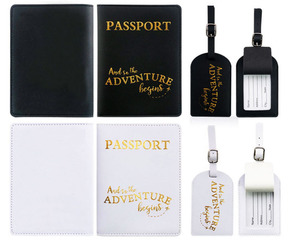 Porta Pasaportes Personalizado al por Mayor, Juego de Regalo de Viaje de Lujo, Funda de Pasaporte de Cuero PU con Logotipo Personalizado y Etiqueta para Equipaje - Product Image 4