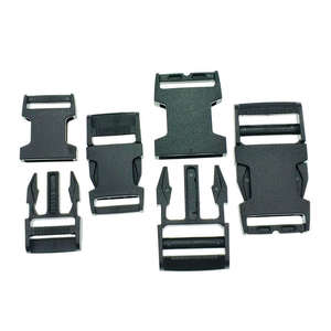 도매 플라스틱 버클 재고 있음 20MM 블랙 버튼 3/4인치 수하물 스트랩/백팩 액세서리 색상 및 크기 맞춤 가능 - Product Image 4