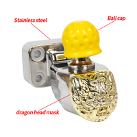 Masque de dragon Crochet de remorque en acier inoxydable avec boule de remorque pour patrouille Y62 Y63 Attelage de remorque Pièces de rechange Crochet de remorquage Accessoires