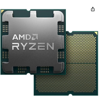 AMD Ryzen 5 7600 6 cœurs 12 fils 4.0GHz Base 5.1GHz Boost Processeur de bureau pour PC de jeu pour ordinateurs de bureau