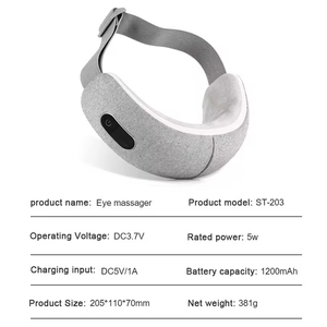Gafas de Masaje Inteligentes para el Cuidado de los Ojos, Suministro de Fábrica, Productos para la Circulación y la Relajación ST-204, Masajeador de Ojos ST-204 - Product Image 6