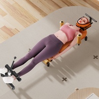 Appareil de traction à domicile en acier pour étirements de la colonne vertébrale, de la taille, des disques lombaires, des hernies discales cervicales, de la scoliose et des jambes, pour le fitness