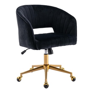 Mobili da soggiorno moderni europei sedia da ufficio per la casa sedia da <span class=keywords><strong>scrivania</strong></span> girevole in velluto <span class=keywords><strong>poltrona</strong></span> con accento sedie imbottite - Product Image 5
