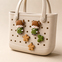 En gros, Breloques pour chaussures Ocean en PVC, décorations pour sabots et sacs, ensemble de breloques pour chaussures, figurines de pingouins 3D en PVC, breloques à clipser pour sabots pour enfants et adultes