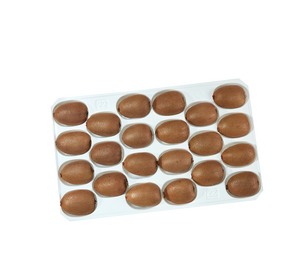 Nhựa dùng một lần trái cây màu trắng container Pet khay trái cây cho <span class=keywords><strong>Kiwi</strong></span> và đào - Product Image 2