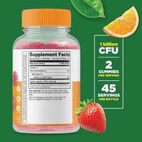 Vente flash : Gummies probiotiques, soutien enzymatique digestif pour la santé des femmes adultes, complément alimentaire, 60 gummies/flacon