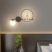 Lampe murale nordique moderne, simple et créative, lampe murale astronaute lune, décoration intérieure tête de cerf, éclairage de fond mural
