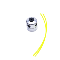Cabezal de desbrozadora de aluminio con cabezal de corte de césped de línea de nailon para piezas y accesorios de cortacésped