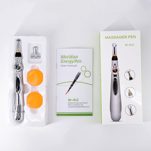 Wochuan-pluma de masaje de acupuntura eléctrica, pluma masajeadora de acupuntura de diseño Original, herramienta para aliviar el dolor, punto de acupuntura