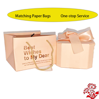 Boîtes en papier d'emballage de cadeaux personnalisés de luxe haut de gamme avec fermeture magnétique à double porte pour la Saint-Valentin ruban de soie papier cadeau élégant