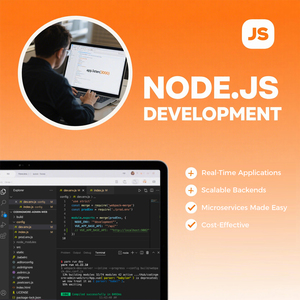 บริการพัฒนา nodejs | backend, API และแอพแบบเรียลไทม์ | บริการโหนด .js แบบเรียลไทม์ - Product Image 2