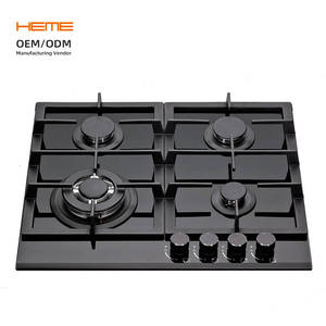 Built-in 60cm 4 Burners Gas <b>Stove</b> Cooking Gas Cooktop Tempered Glass Gas - Product Image 1