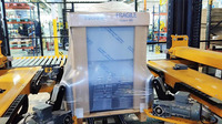 Machine d'emballage de palettes à film étirable fabriquée en Chine, machine d'emballage rétractable entièrement automatique