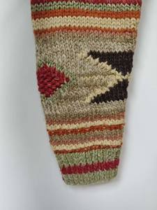 Cárdigan Multicolor Hecho a Mano Estilo Casual de Punto Inspirado EN EL Suroeste con Patrones Geométricos Rústicos Acogedor Cierre de Botones - Product Image 5