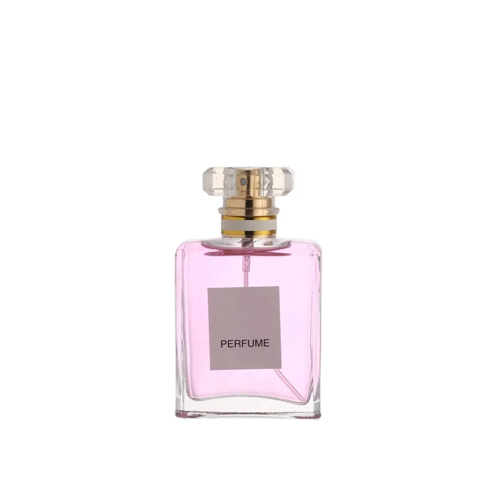Échantillon de luxe 25 ml 30 ml 50 ml 100 ml Forme Unique personnalisée rechargeable Parfum rond carré noir Bouteille en verre v