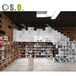 Truy cập thiết kế nội thất cho Hiệu Sách văn phòng phẩm cửa hàng hiển thị đứng thư viện kệ sách hiển thị giá - Product Image 3