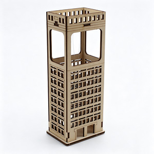 Kit de construction de modèles scientifiques en bois pour enfants, jouet éducatif STEM, forme géométrique, assemblage manuel, 7-9 ans - Product Image 1