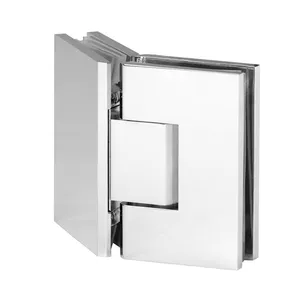 ANFU Charnière de porte de douche réglable en verre de 10mm à 135 degrés, côté droit, conception unique