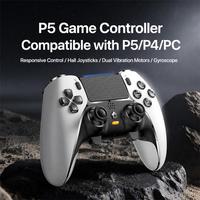 Vente flash - Manette de jeu sans fil Yesido KB48 P5 pour PS5 / PS4 / PC (blanc)