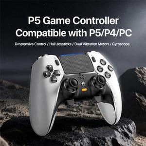 คอนโทรลเลอร์เกมไร้สาย Yesido KB48 P5 สำหรับ PS5 / <span class=keywords><strong>PS4</strong></span> / PC (<span class=keywords><strong>สี</strong></span><span class=keywords><strong>ขาว</strong></span>) ลดราคาพิเศษ - Product Image 3