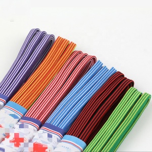 Producto de China multi-color duradero 10mm 20mm decorativo de nylon poliéster cordón elástico de goma roper - Product Image 5