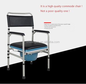 Manufacturer High Class <strong>Elderly</strong> Toilet <strong>Chair</strong> <strong>Elderly</strong> Mobile Toilet Folding Bath Commode <strong>Chair</strong> - Product Image 6