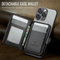 2026 nouveau Design Magsafe accessoires porte-cartes magnétiques en cuir Pu Premium boucle portefeuille pour Iphone 17