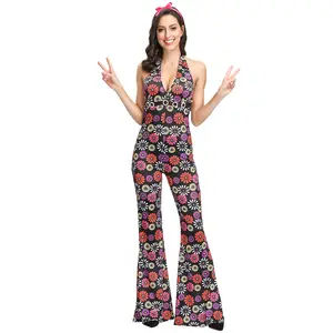 <span class=keywords><strong>M</strong></span>-XL 70'in Retro disko sahne performansı elbise avrupa ve amerikan baskı Rave parti elbise - Product Image 1