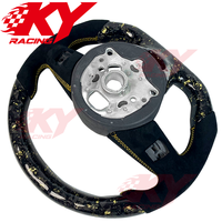 Volant de voiture sport en fibre de carbone forgée LED personnalisé pour Audi S3 S4 S5 S6 A3 A4 A5 A6 B8 B9 RS3 RS4 RS5 R8 RS6 Q3 Q4 Q5