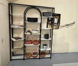 Beauty Salon Cosmetic Display Rack, Hair Salon Furniture Storage Display Rack - Product Image 6