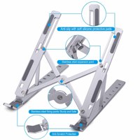 Support de tablette PC réglable en métal promotionnel, solide, stable, universel, adapté aux ordinateurs portables de 10 à 15 pouces