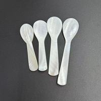 Cuillère à logo personnalisé pour caviar, masque, crème glacée, dessert, café, et cuillère de mélange cosmétique pour spa et salon de manucure