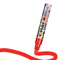 Marqueur à craie liquide à pointe de 10 mm, 8 couleurs, réutilisable, pour enseignes LED, tableau noir, verre, décoration, vente en gros