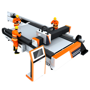 Vàng 1540 <span class=keywords><strong>Laser</strong></span> loạt 3000W CNC sợi <span class=keywords><strong>Laser</strong></span> máy cắt cypcut Ai cho tấm kim loại Yaskawa động cơ servo năng suất cao - Product Image 3