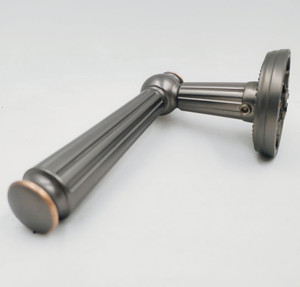 Antique <span class=keywords><strong>Brass</strong></span> Slim LEVER loại nhôm cửa xử lý trên <span class=keywords><strong>Rose</strong></span> - Product Image 2