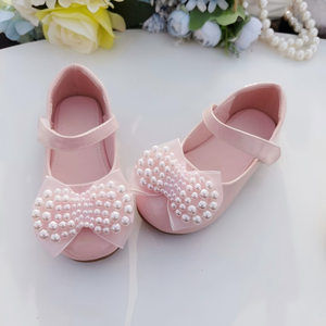 Nuovi Sandali Estivi per Bambine con Decorazioni di Perle, Punta Aperta, Suola in Gomma, Morbidi e Antiscivolo, <span class=keywords><strong>Scarpe</strong></span> da Principessa per Feste e Matrimoni - Product Image 3