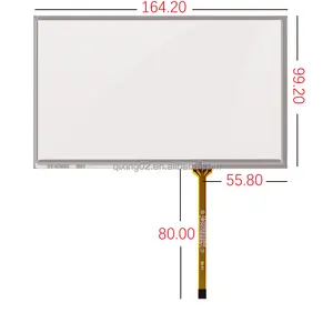 4 와이어 저항 터치 스크린 7 인치 7.1 인치 스크린 165*100 Innolux LCD 화면 일반 모델에 적합