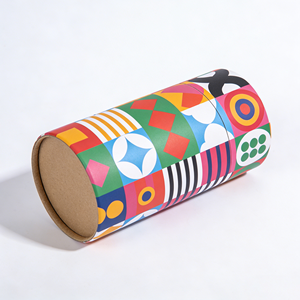 Luxury Round Paper Cylinder Box With Clear <b>Window</b> Custom Printed Tube For Retail Display Packaging - Product Image 3