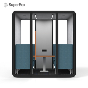 Oficina Compartida Tipo Cápsula, Casa Modular Acústica, Mini Casa, Cabina Interior, Espacio de Trabajo, Cabina de Trabajo - Product Image 4