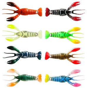 Señuelo Blando Biomimético de 95mm y 6g con Diseño de Cangrejo de Río, Cebo de Fondo para Pesca en Agua Dulce - Product Image 4