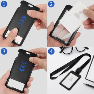 Ý tưởng quà tặng bán buôn tùy chỉnh huy hiệu Công ty Nhân viên ID chủ thẻ có thể thu vào huy hiệu Reel chủ thẻ với logo in ấn - Product Image 6