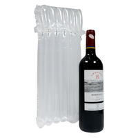 Sac de colonne d'air Paquet de protection Sac à bulles gonflable pour emballage de vin rouge