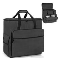 Étui de transport pour ordinateur portable de grande capacité, étui de transport robuste pour ordinateur de bureau, sac de transport rembourré pour le transport d'ordinateurs
