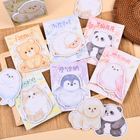 Fleur de cerisier oiseau Design accessoires d'écriture personnalisés thème Animal Message mémo bloc de papier Notes autocollantes