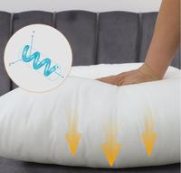 Coussin décoratif personnalisé pour la maison et l'hôtel, garnissage en fibre de polyester pour lit et canapé